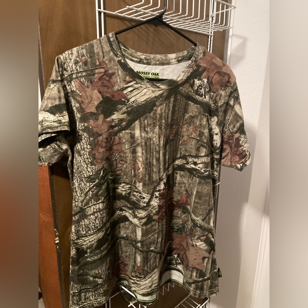 Mossy Oak shot-sleeved camo top - 2XL